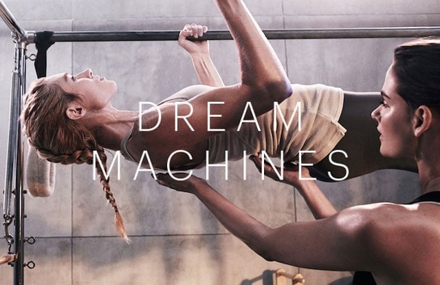 A fitness photo with a logo that says "Dream Machines".