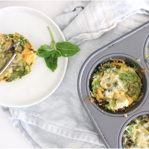 Meal Prep Egg Frittatas in Muffin Tins (Yields 12)
