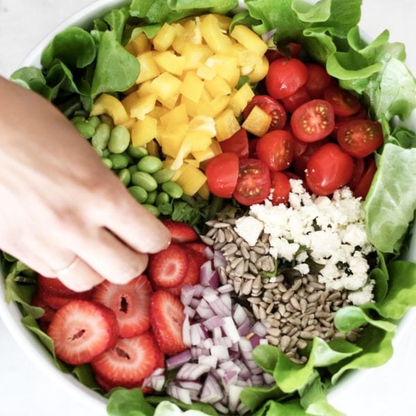 Hearty Summer Rainbow Power Salad