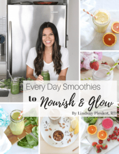 Everyday Smoothies to Nourish and Glow ebook Lindsay Pleskot Reistered Dietitian