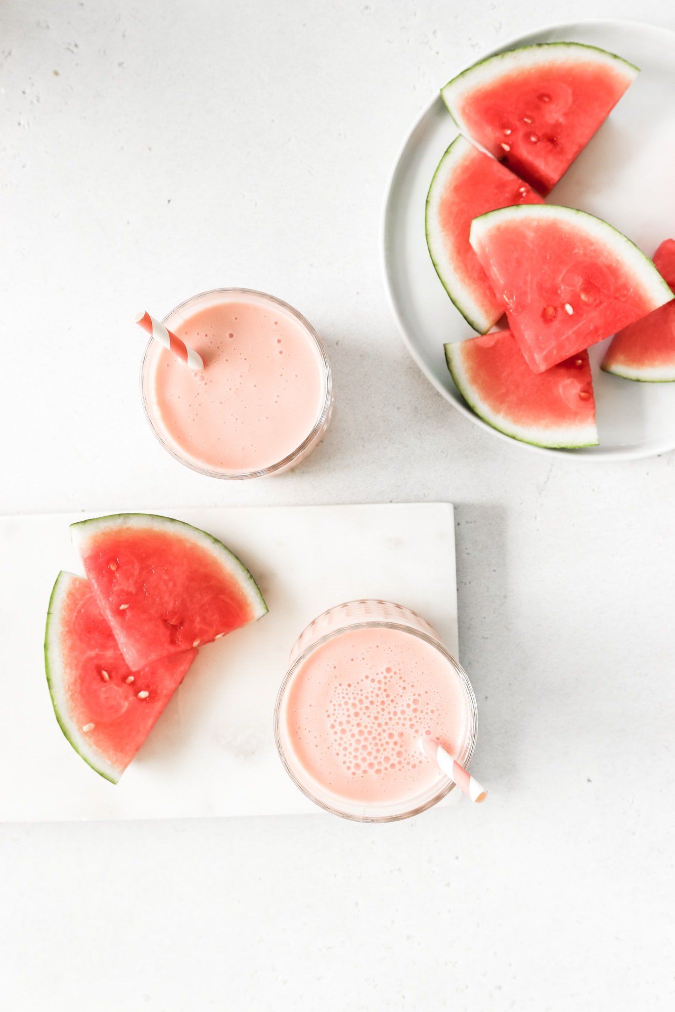 5minute Nourishing Watermelon Banana Smoothie Lindsay Pleskot, RD