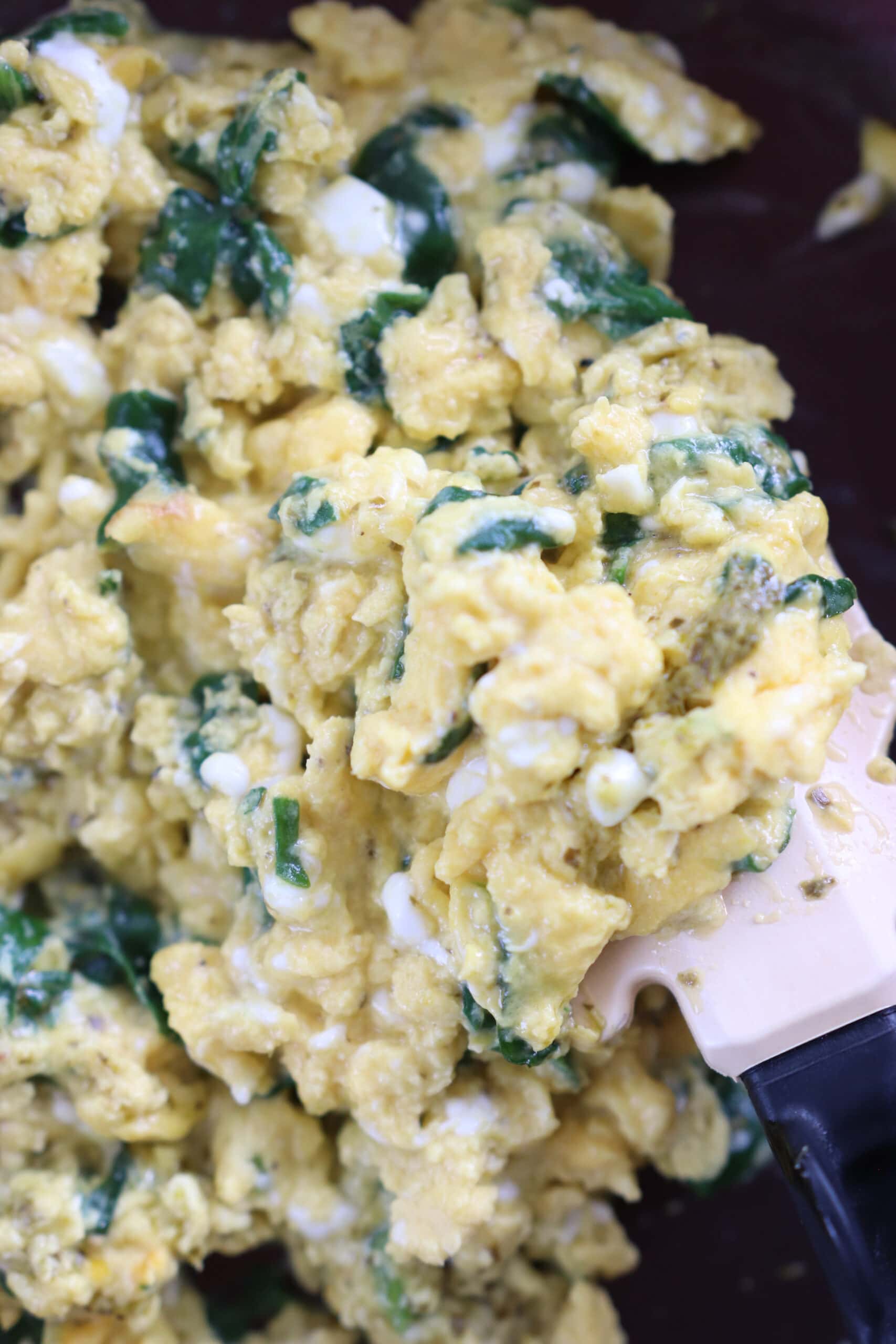 10 Minute Light and Fluffy Scrambled Eggs with Cottage Cheese Lindsay