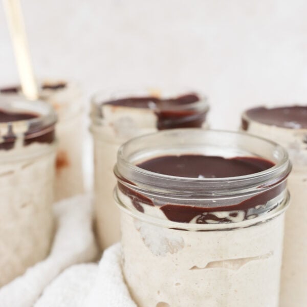 High Protein Cottage Cheese Blended Overnight Oats