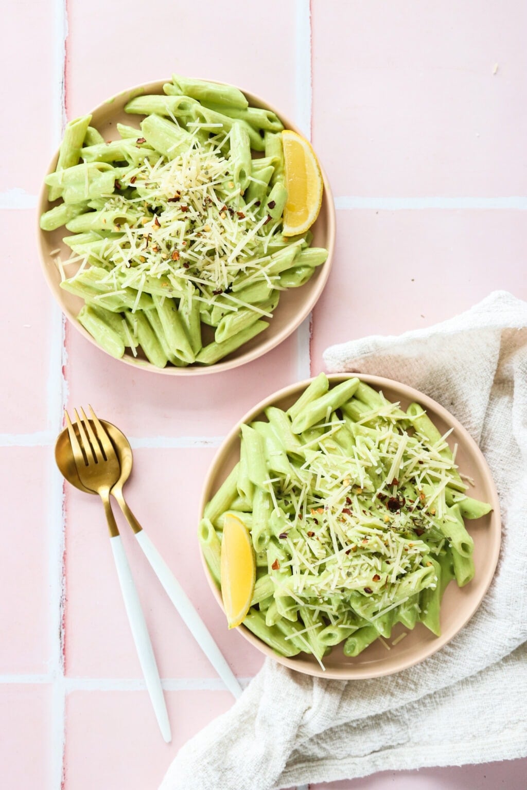 20 Minute Pesto Cottage Cheese Pasta Lindsay Pleskot, RD