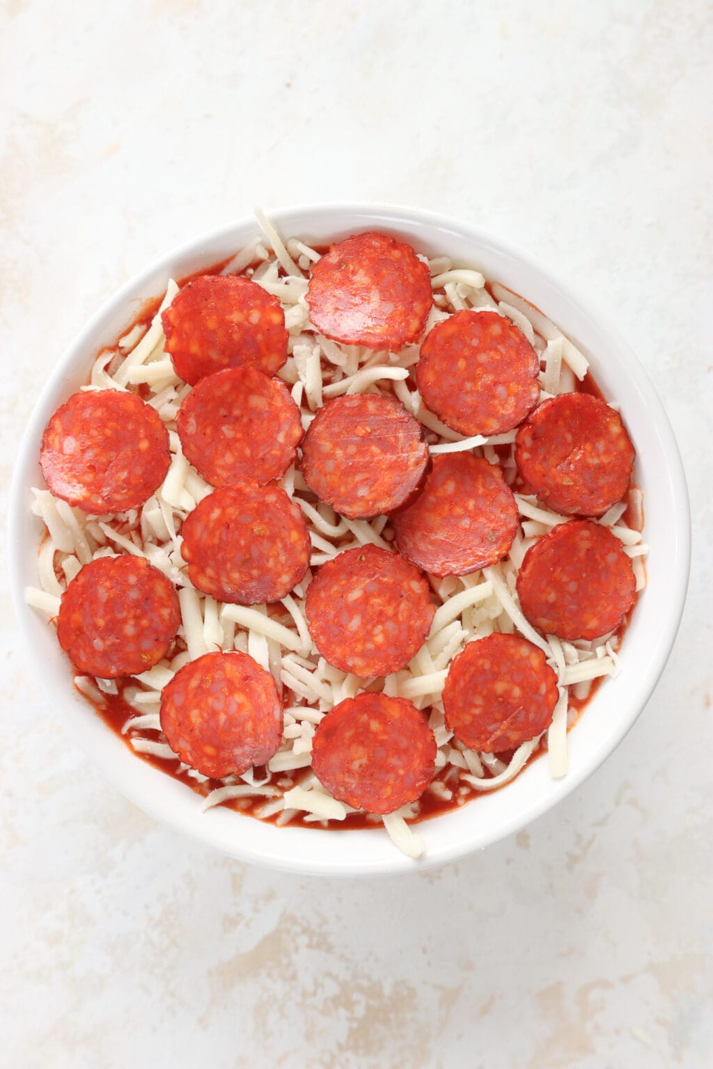 Quick Baked Cottage Cheese Pizza Bowl Dip Lindsay Pleskot, RD