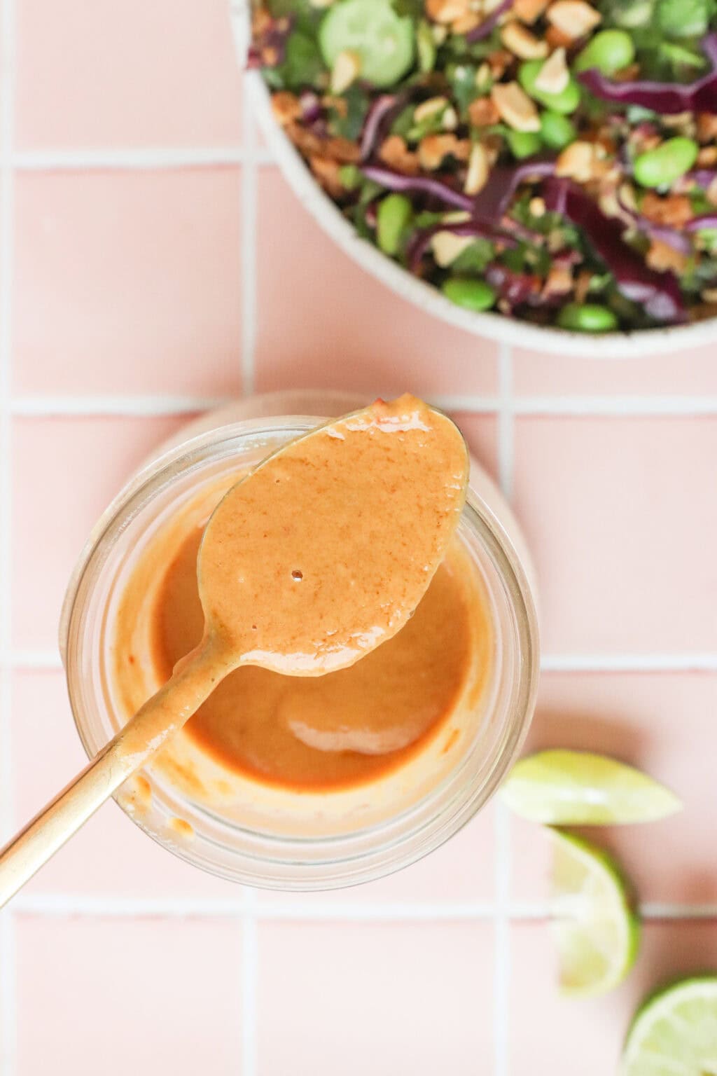 Peanut Lime Dressing for Salads, Bowls and More! - Lindsay Pleskot, RD