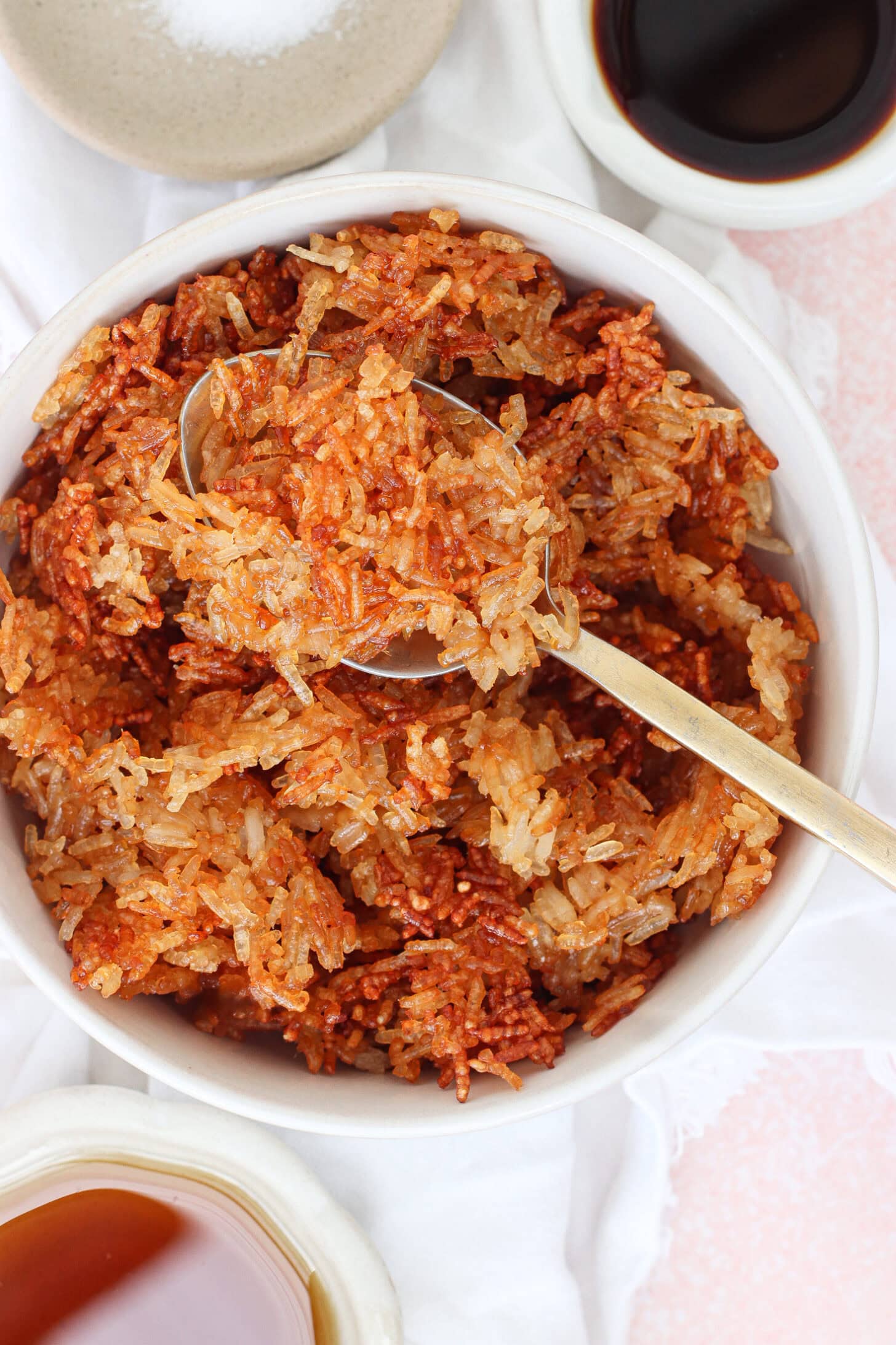 Sheet Pan Crispy Rice (for Salads, Bowls, and More!) - Lindsay Pleskot, RD