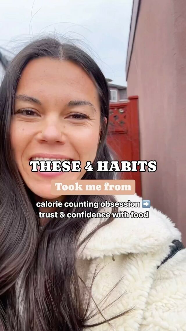 💥 These 4 habits were game changing 

If you want to trust your body and feel peaceful with food you need to hear this

Depending external factors to dictate what, when and how much you can eat will neverget you there. 

HERE’S WHAT TO DO INSTEAD

1️⃣ STOPPED TRACKING MY FOOD

While it feels like control, it only drives obsession and rebellious eating

What to do: Learn how to understand and trust your hunger. A food journal or hunger scale can be a great starting point (comment “journal” for a free copy of the one I use with clients)

2️⃣ Learned how to implement MINDFUL AWARENESS

We cannot change what we’re not aware of. Plain and simple. 

What to do: tune in with curiosity, and without judgement and start to see thins transform

3️⃣ DITCHED THE SCALE

Do not let the scale determine whether you will have a good or bad day!

What to do: focus on behaviors that are within in your control and that align with how you want to FEEL in your day to day

4️⃣ STOPPED COMPARING MY JOURNEY TO OTHERS’

Comparison is the thief of joy. And also, we are all human. It’s gonna happen from time to time but try to bring in that mindful awareness when you notice yourself doing this and shift gears

What to do: unfollow accounts that make you feel like sh*t,  notice when you are doing it and shift your focus (what we focus on expands) 

Which one of these hit home the most? 

#makefoodfeelgood #foodfreedom #intuitiveeatingdietitian #intuitiveeatingcoach