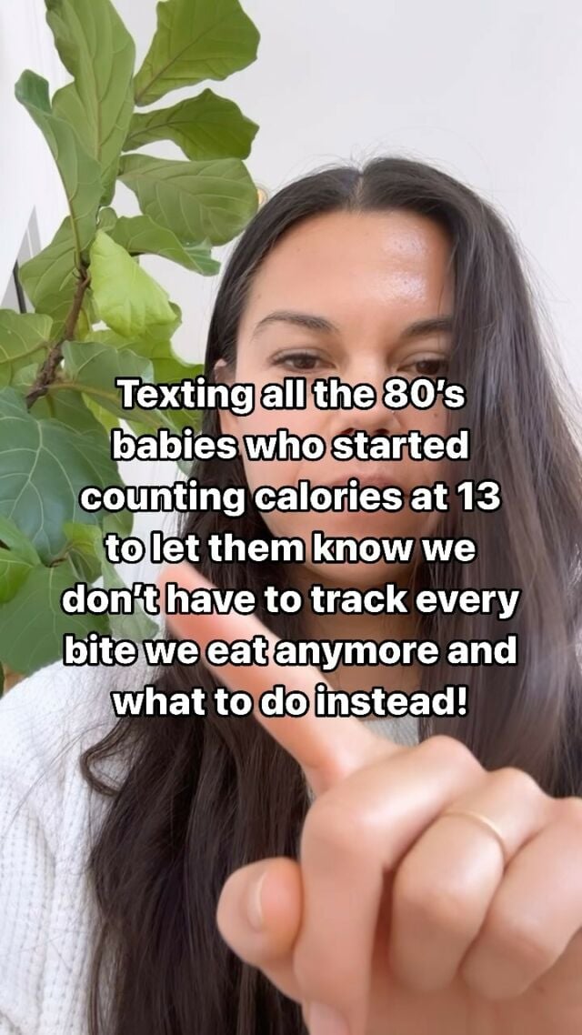 Is this you too?! 🤯

I remember the day in grade 8 when I started counting calories. It started with the fresh baked cookies at break and ended almost a decade later being able to recite from memory the exact amount of calories in any given food ( I was so “good” at this I could even estimate if there was no info) 

I’m not proud of this, but unfortunately it’s the norm for so many of us who grew in this era. 

INSTEAD OF 

❌ “Nothing tastes as good as skinny feels” 

Ask yourself: “What would taste good”, “what would feel good” AND “what would be satisfying” (seriously, ask yourself these questions before eating without the rules and see what happens) 

❌Counting and tracking every calorie, macro and point 

Learn how to tune into your body, understand and TRUST your hunger! (this is the best skill you can master that will actually last for life) 

❌Starting weight watchers for the 5th time only to end up worse than where you started 

Learn how to make blanced meals will leave you full, satisfied AND energized!!

✨✨ Are you in?! Follow here @lindsaypleskot.rd and I’ll show you how to do all of these things from a former champion calorie counter turned intuitive eating dietitian (14 years and counting!)

Which 90s/2000s diet trend are you happy to never hear or see again?! 

#diettrends #intuitiveeating #foodfreedom #intuitiveeatingdietitian