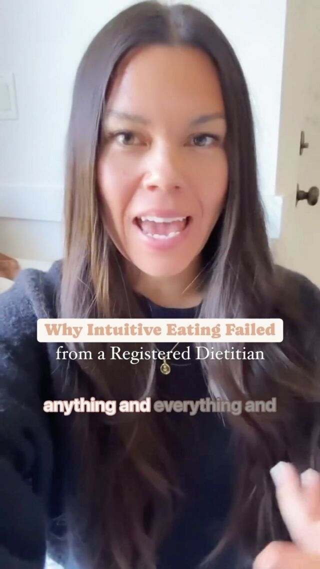 😫 It’s not working is it? 

You’ve tried intuitive eating but end up feeling even more out of control around food

THIS SURPRISING REASON MIGHT BE WHY 🤯

Rebellious eating. 

Can you relate? Let me know in the comments and dop any questions you have! 

#rebelliouseating #intuitiveeating #intuitiveeatingdietitian #nondietapproach